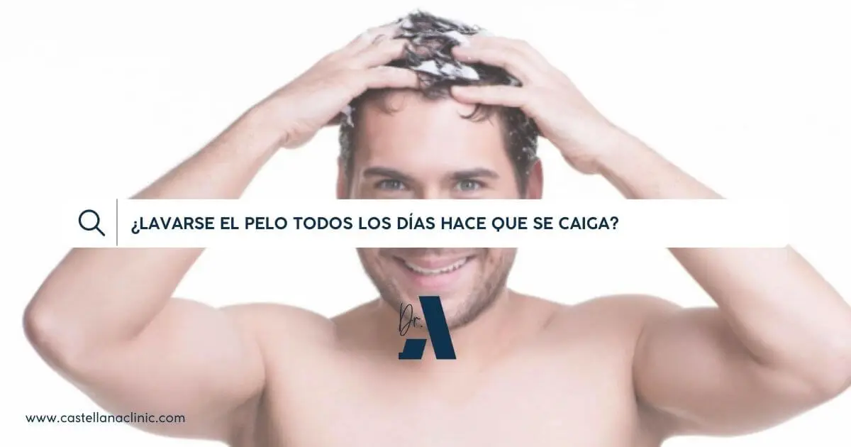 ¿Lavarse el cabello todos los días hace que se caiga?