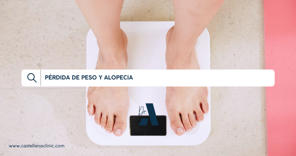 pérdida de peso y alopecia