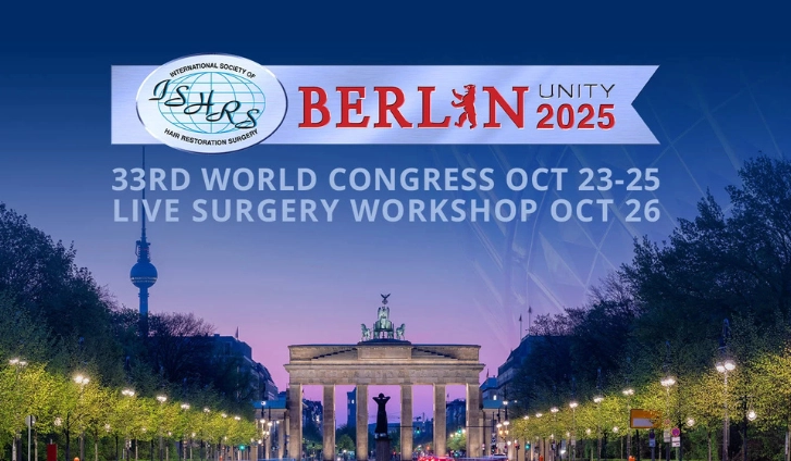 El Dr. Andrade partic en la 33.ª edición del Congreso Mundial de la ISHRS en Berlín